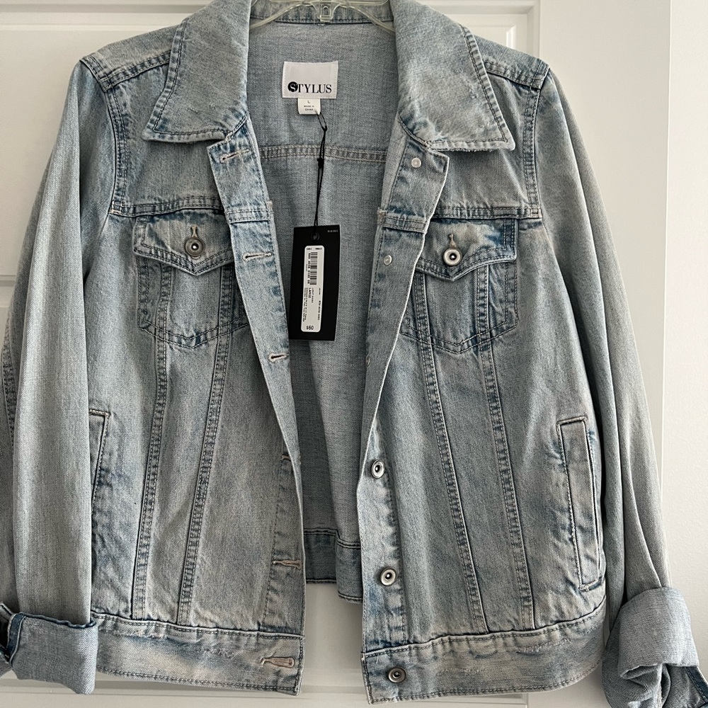 STYLUS Light Blue Jean Jacket